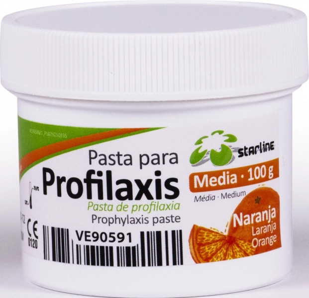 PASTA PROFILAXIS NARANJA G. MEDIO 100g.