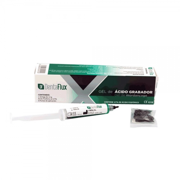 GEL ÁCIDO FOSFÓRICO GRABADOR VERDE 37% JER. 60g + 2x3.5g