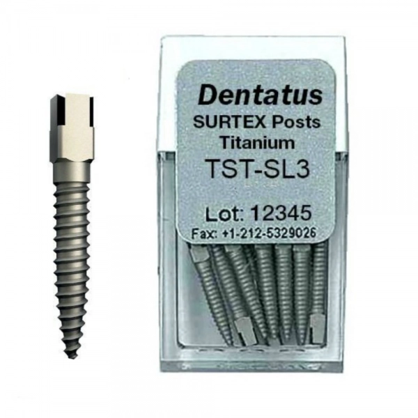 DENTATUS POSTES TITANIO TRB TORNILLOS PLATEADOS