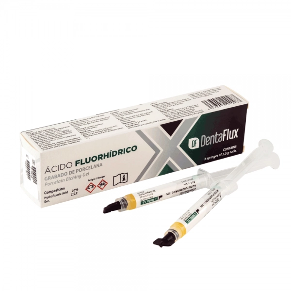 ÁCIDO FLUORHÍDRICO 20%  2x3,5 ml DENTAFLUX