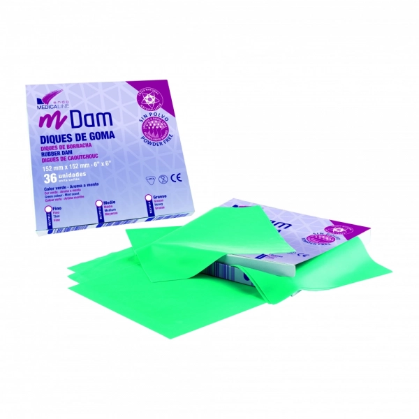 M-DAM DIQUES DE GOMA MEDICALINE