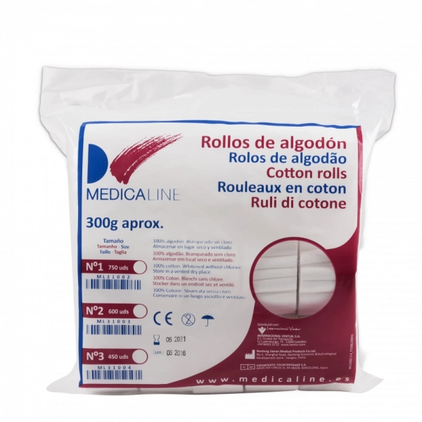 ROLLO ALGODÓN MEDICALINE 300gr.